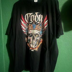 Emo skull graphic shirt